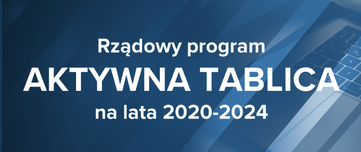 baner informujący o Programie Aktywna Tablica 